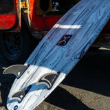 FCS II fin Rob Machado Twin + stabilizer