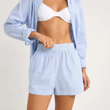 Zephyr Stripe Shorts - Blue