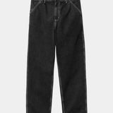 Simple Pant - Black Stone Wash