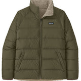 M´s Reversible Silent Down Jkt - Basin Green