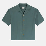 Relaxed Texture SS Shirt - Teal