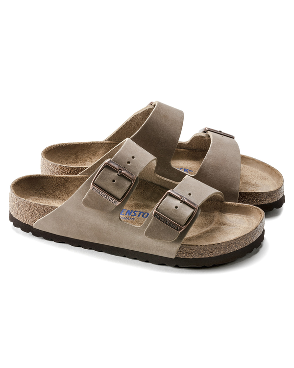 Sandal Arizona Smal Soft Footbed Oiled Leather - Tobacco Brown