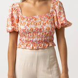 Top Pink Floral - Pink