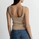 Cove Scoop Neck Tank - Henna