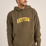 Arch Heavyweight Fleece Hood - Olive