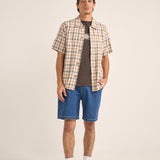 Check SS Shirt - Natural