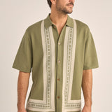 Loma Knitted SS Shirt - Sage
