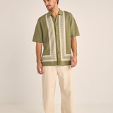 Loma Knitted SS Shirt - Sage