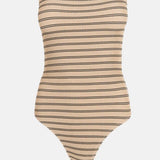 Sol Stripe One Piece - Black
