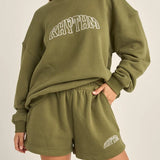 College Crew Fleece W´s - Olive