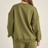 College Crew Fleece W´s - Olive