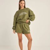 College Crew Fleece W´s - Olive