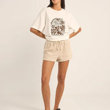 Mazzy Corduroy Short - Sand