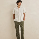Vacation Stripe SS Shirt - Natural