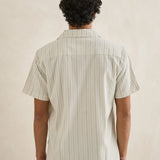 Vacation Stripe SS Shirt - Natural