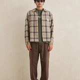 Oscar Check Shirt - Stone