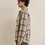 Oscar Check Shirt - Stone