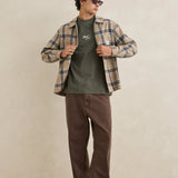 Oscar Check Shirt - Stone