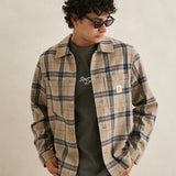 Oscar Check Shirt - Stone