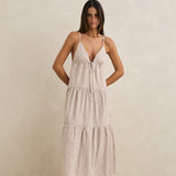 Jaci Maxi Dress - Tan