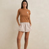 Valley Stripe Short - Tan