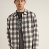 Plaid Flannel Shirt - Ash
