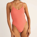 Lola Check One Piece - Red