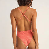 Lola Check One Piece - Red