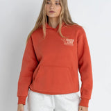 Rhythm W´s Surf Hoodie - Dusty Red