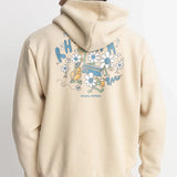 Natural Harmony Fleece Hood - Sand