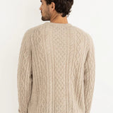 Mohair Fishermans Knit - Oatmeal