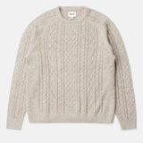 Mohair Fishermans Knit - Oatmeal