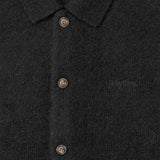 Mohair Button Up Knit - Black