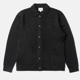 Mohair Button Up Knit - Black