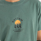 Natural Vibr Vintage T-shirt - Vintage Green