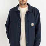 Sherpa Lined Work Shirt - Navy