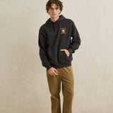 Surf Essentials Fleece Hood - Washed Black
