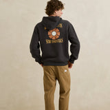 Surf Essentials Fleece Hood - Washed Black