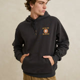 Surf Essentials Fleece Hood - Washed Black