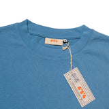 654 Plain Tee - Washed Light Blue