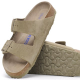 Arizona Soft Footbed Suede Leather Normal - Faded Khaki