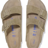 Arizona Soft Footbed Suede Leather Normal - Faded Khaki