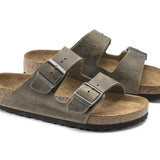 Sandal Arizona Normal Soft Footbed Oiled Leather - Faded Khaki
