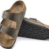 Sandal Arizona Normal Soft Footbed Oiled Leather - Faded Khaki