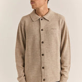 Mohair Button Up Knit - Black