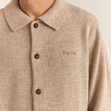 Mohair Button Up Knit - Black