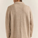 Mohair Button Up Knit - Black