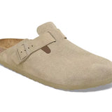 Boston Suede Leather Narrow - Faded Khaki