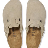 Boston Suede Leather Narrow - Faded Khaki