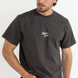 Vintage Embroidered T-shirt - Charcole